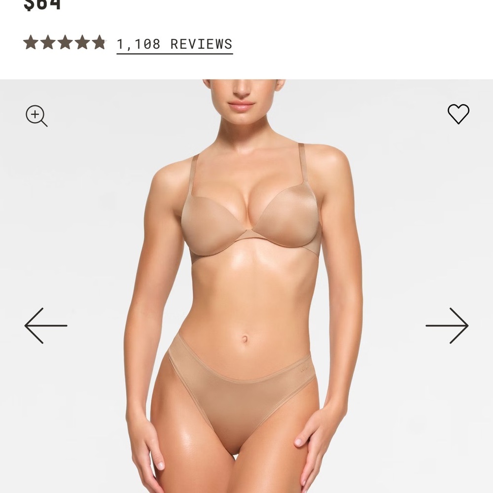 Skims ultimate teardrop push-up bra